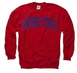 Fresno State Bulldogs Red Arch Crewneck Sweatshirt