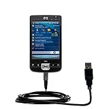 Classic Straight USB Cable for the HP iPaq 210 with Power Hot Sync and Charge capabilities - Gomadic Brand w/ TipExchange Technology