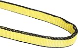 Mazzella EN2-901 Edgeguard Nylon Synthetic Heavy Duty Web Sling with Endless, 2 Ply, 4' L x 1