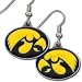 Set of 2 Iowa Hawkeyes Dangle Earrings (Set of 2) - NCAA College Athletics Fan Shop Sports Team Merchandise