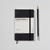 Leuchtturm1917 305477 Notizbuch A6 Pocket Lineatur: blanko schwarz