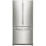SAMSUNG RF18HFENBSR Counter-Depth French Door Refrigerator, 17.5 Cubic Feet, Stainless Steel