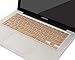 MOSISO Silicone Keyboard Cover Compatible with MacBook Pro 13/15 Inch (with/Without Retina Display, 2015 or Older Version),Older MacBook Air 13 Inch (A1466 / A1369, Release 2010-2017), Gold