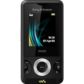 Sony Ericsson W205 Sim Free Mobile Phone - Black