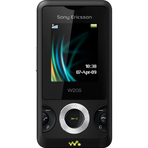 Sony Ericsson W205 Sim Free Mobile Phone  Black