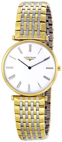Longines L47092117 La Grand Classic in Steel and 18k Gold Ultra Thin Men's Watch