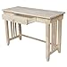 IC International Concepts Mission Drawer Desk, Unfinished