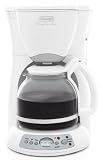 DeLonghi DC59TW 12-Cup Digital Programmable Drip Coffeemaker, White
