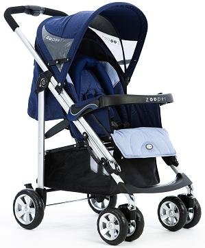 Zoop Blueberry Waves Waltz Single Child Baby Stroller