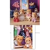 IMAGE OF Calico Critters Brown Sugar Bear Family Twin Baby 6 Figure Set