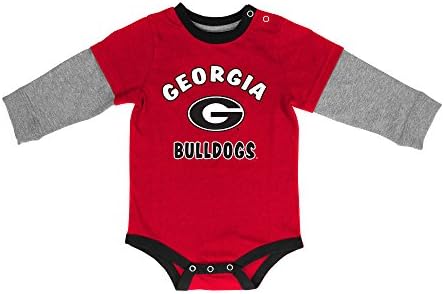 Colosseum Baby Boy's Sports Team Onsies (6/12M, GEORGIA)