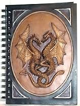 Blank Black Book: 5 1/2 x 8 1/2 Lined, Double Dragon (BBBL709)