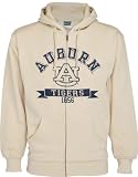 Auburn Tigers Ecru Apex Full Zip Hooded Sweatshirt