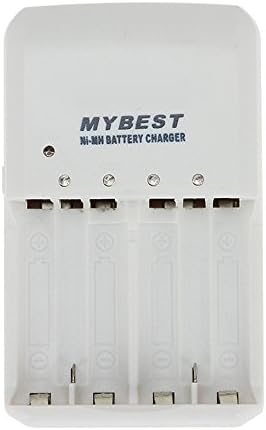 eHometown Four Slot Rechargeable NIMH Battery Universal Charger for AA AAA Battery