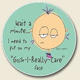 Humorous Cartoon Auto Coaster, Single Coaster for Your Car cup holder 