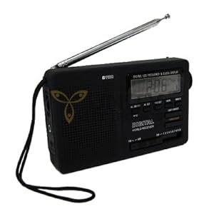 Eton / Lextronix E1100 G1100 Digital World Receiver AM / FM / Shortwave Clock Radio, Black, Retail