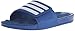 adidas Men's Adissage 2.0 Slides Sandal, Equipment Blue/White/Equipment Blue (3-Stripes), 13