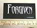 Forgiven Christian Bumper Sticker