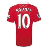 #10 Rooney Manchester United Home 10/12 Kid Soccer Jersey & Matching Short Set - For Youth Age: 8-10 Years Old