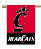 NCAA Cincinnati Bearcats 2-Sided 28-by-40 inch House Banner with  Pole Sleeve