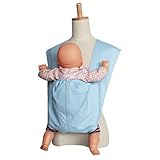 tacmamy(タックマミー) 抱っこひも シンプル無地 綿100％ 日本製 (S, ベビーブルー)