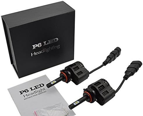LEDONLY 50W All-in-one 9006 6000K Super Bright No Ballast Adjustable Focus Length HB4/9006 LED Headlight Bulb Conversion Kit