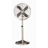 Deco Breeze Brushed Stainless Steel Floor Standing Fan