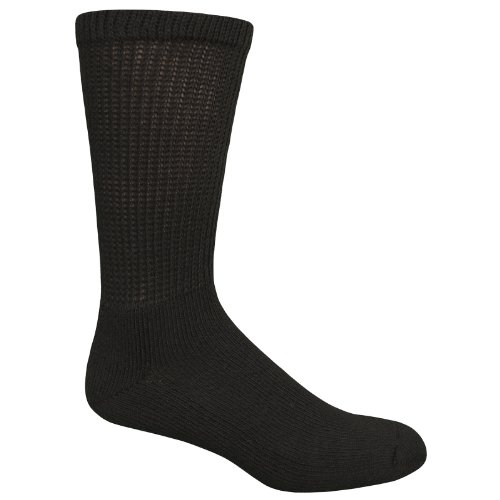 Dr. Scholl's Men's Diabetes & Circulatory Crew Sock With Grippers 2 Pair, Size 7-12