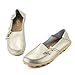 GenuineLeather Flats Four Seasons Casual Shoes Women Flat Heel Cow Muscle Outsole Fashion Shoes
