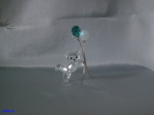 S1016620: SWAROVSKI CRYSTAL FIGURINE KRIS BEAR FLOWERS FOR YOU, NEW 2010