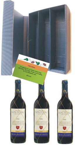 Wein-Set: spanischer Rotwein Gran Reserva in 3er Präsentbox