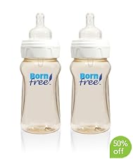 BornFree™ BPA free bottles 260ml - 2pk