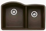 Blanco 511-709 Kitchen Sink 1 & 3/4 Bowl Under Mount, Cafe Brown