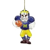 NCAA Michigan Wolverines Acrylic Football Player 3 1/4