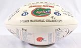 Signed Florida Gators Football - Leak, Spurrier, Meyer & Wuerffel - Autographed College Footballs