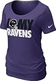 Baltimore Ravens Women's Purple Nike Team Dedication Tri-Blend T-Shirt