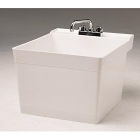 Buy Crane Plumbing 101029 Polypropylene Laundry Tub, White P1 by American Shower now!