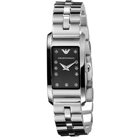Emporio Armani Stone Set Analogue Ladies Watch - AR3166