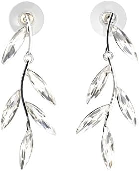 Penderie Elegant Textured Tiny Drop Branch Floating Leaves Dangles stud earrings, 1 pair, With Free Gift Box