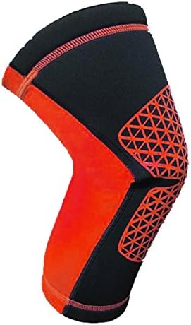 Teamtop Basketball Breathable Knee Braces,Protective Gear Riding Equipment,SpongeBob Anticollision,Knee Protection(1Pcs,Red,Medium)