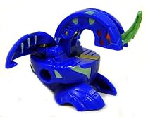 Bakugan Battle Brawlers Game Single LOOSE Figure Aquos Dragonoid [Blue]