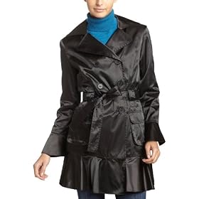 Buy ABS by Allen Schwartz Ladies Double-Breasted Trench Coat by A.B.S Allen Schwartz
