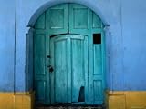 17th Century Traditional Painted House, San Cristobel de las Casas, Chiapas, Mexico Photographic Poster Print by Jeffrey Becom, 16x12