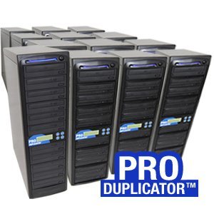 CD Duplicator / Copier 1 to 250 52X CD Burners w/ 1TB HDD- Free Ground Shipping
