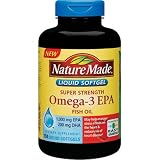 Nature Made Super Strength Omega-3 EPA Liquid Softgels - 150 Count