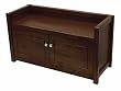 Winsome Wood Bench with Storage, Walnut