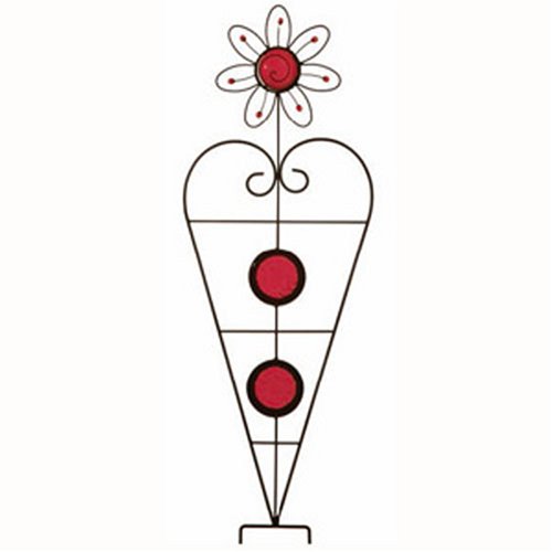 Siena Garden Rankgitter Amor rot m. Glasapplikationen Preisvergleich