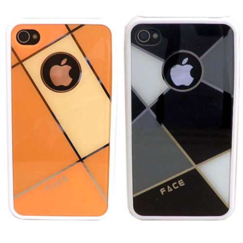 2つセットでお得　iPhone4/4S用ケース　W-Face#2