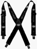 Maasdam-Dead On/Hart DO-600 Black Work Suspenders