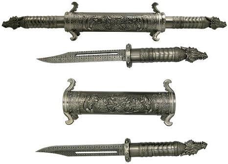 HK-25912 Metallic XGwr2 Twin rlFBdDhydb Dragon Scroll Dagger fjfjdiiowpwie bnvnvmcjkdkdjeuiwwoq nvnvdhey djdueie787rtttyuvbcnas 21" OVERALL IN LENGTH WITH 8" BLADE. FEATURING 2 HIDDEN DRAGON DAGGERS W/ DAMASCUS LASER ETCHED BLADES jLFxXA AND AN PMg